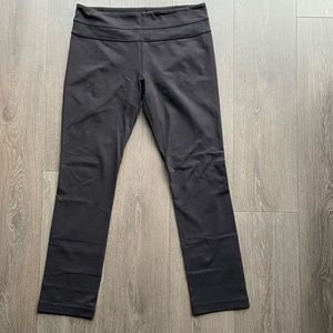 Lululemon Black Mini Flared Leggings Size 10